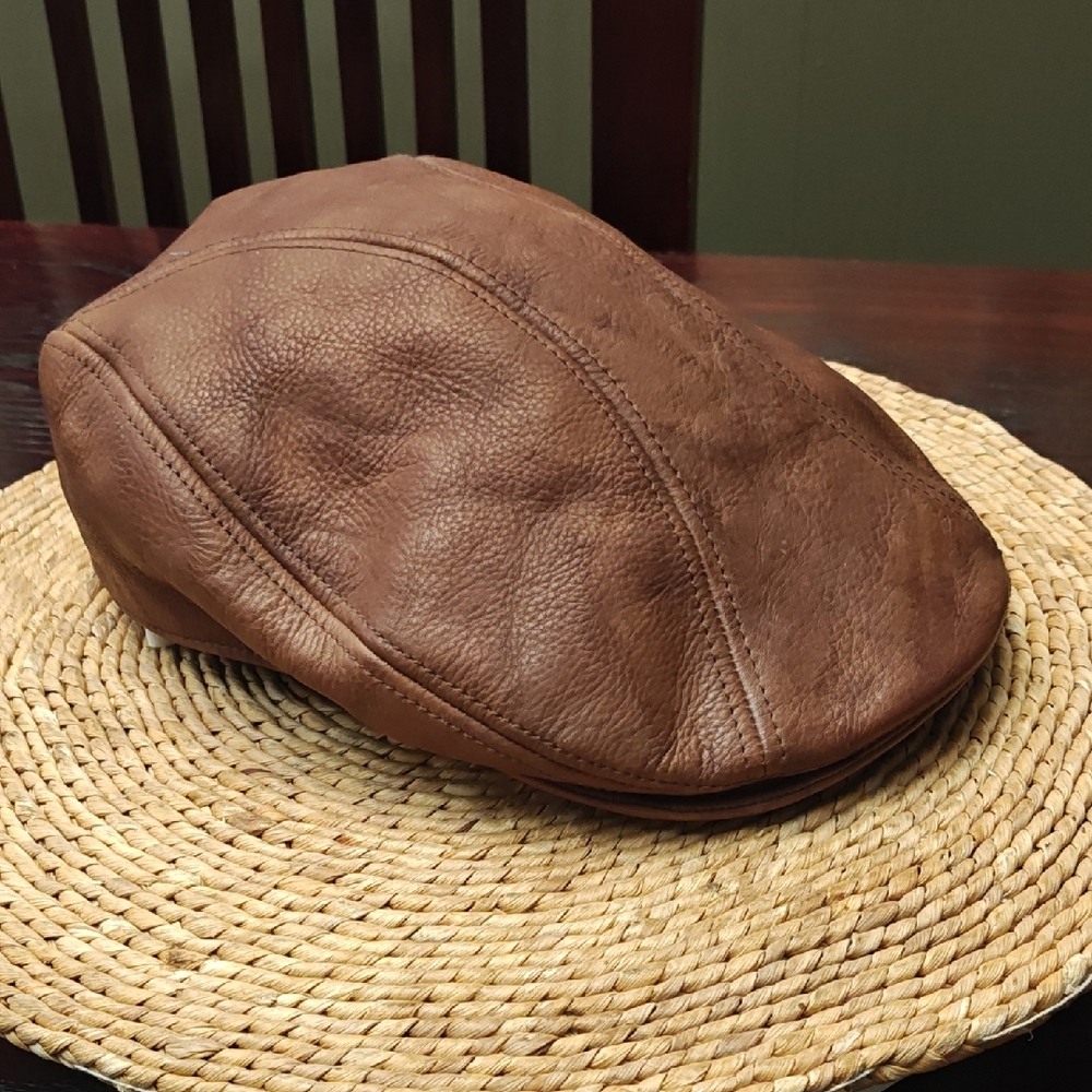 Leather Driver Cap By Wilson's Leather